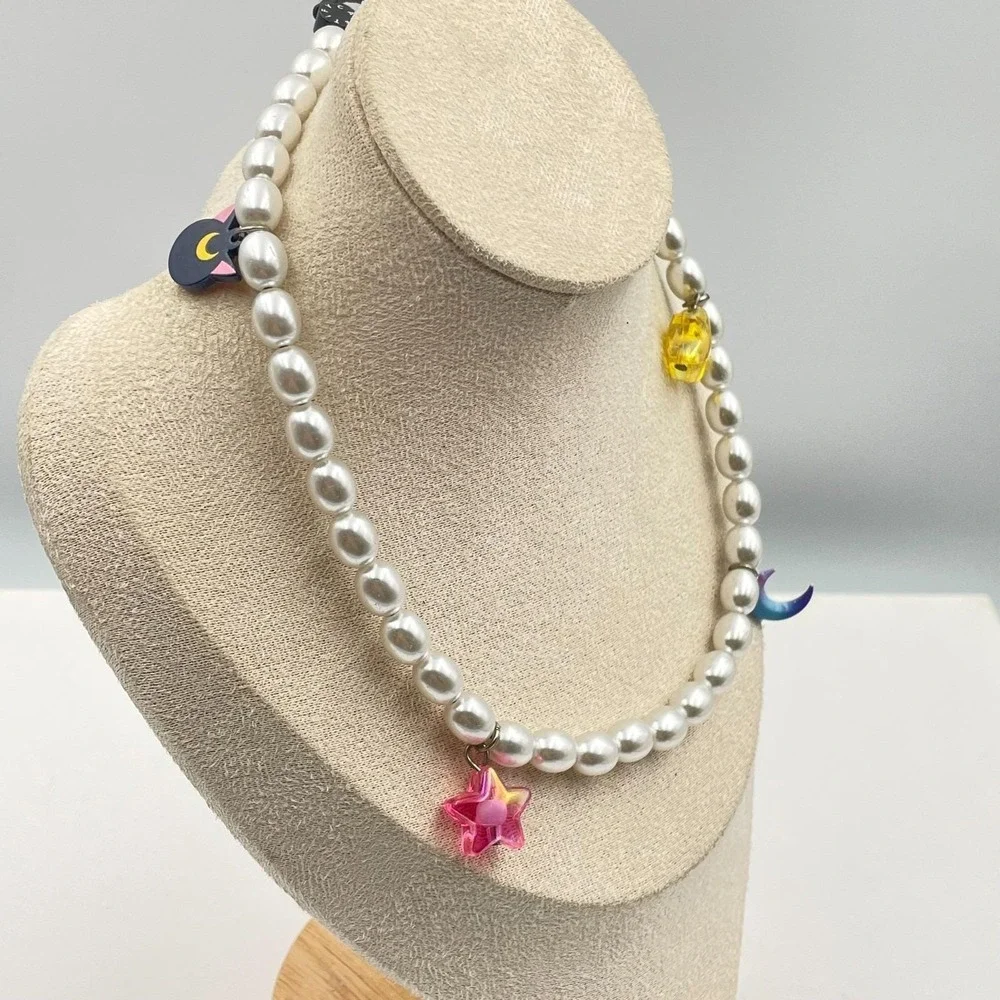 Sailor Moon x CASETiFY Pearl Phone Charm Strap Lanyard Star Moon Limited Edition